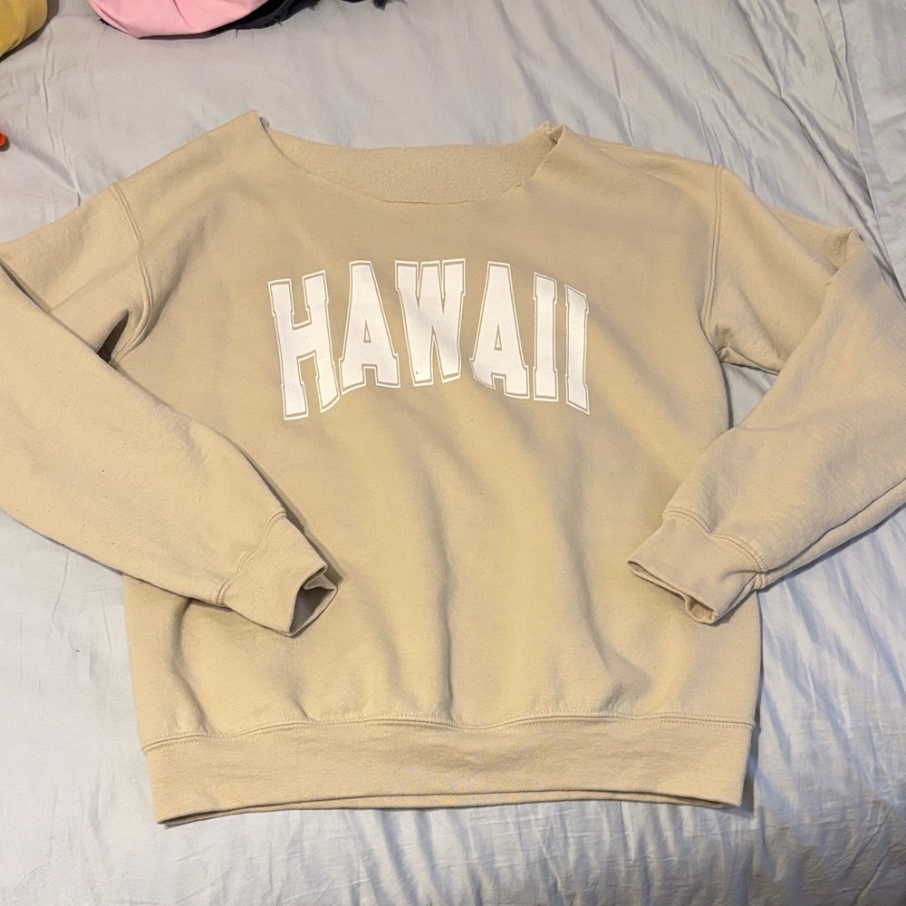 Beige 'Hawaii' Sweatshirt